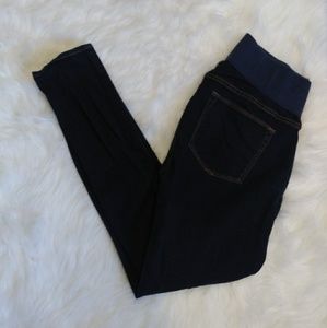 Women's Gap Darker Wash Materinty Skinny Jeans